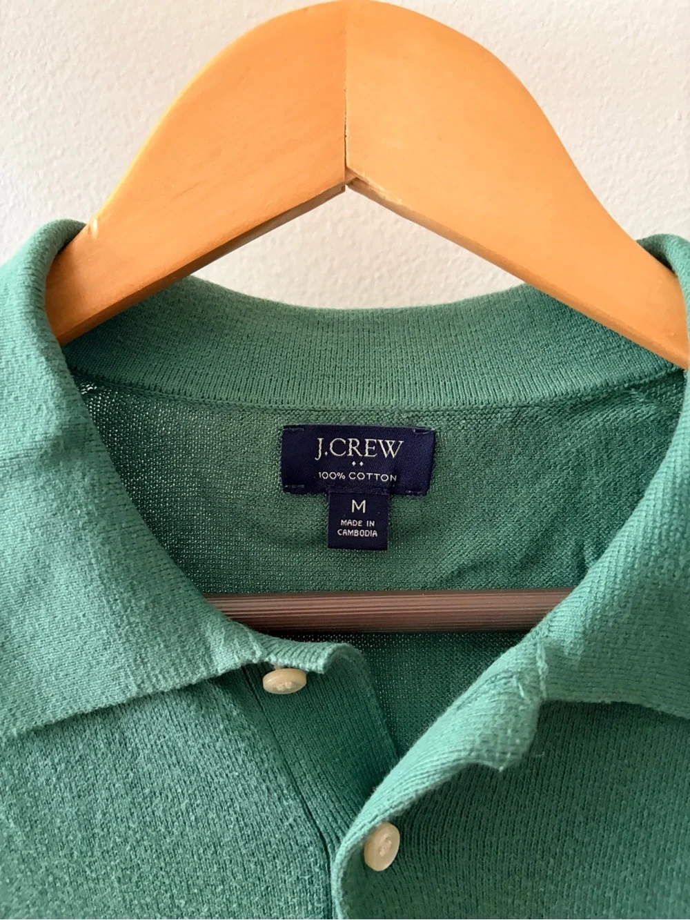 Men’s J. Crew Green Polo Shirt